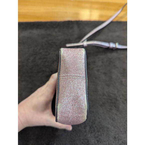 Kate Spade Lola North South Flap Phone Crossbody Bag Pink Glitter - Picture 10 of 16